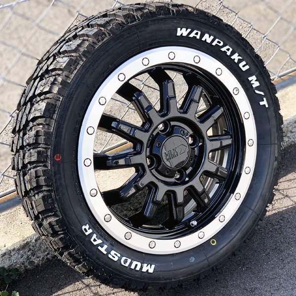 マッドタイヤ 軽トラ 軽バン MT 4本セット ハイゼット タイヤホイール