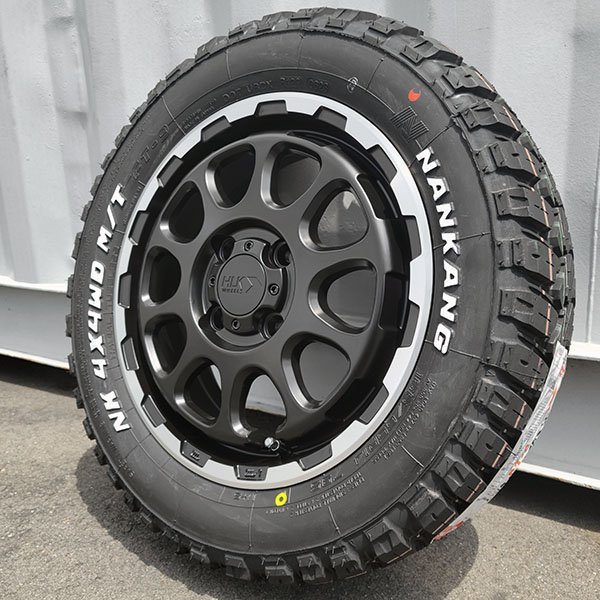 ゴツゴツタイヤ 14インチ 165/65R14 新品 タイヤ ホイール 4本 セット ナンカンタイヤ FT-9 ホワイトレター 軽トラ 軽バン リフトアップ_画像2