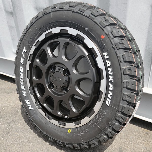 ナンカンタイヤ 軽トラ 軽バン 14インチ 165/65R14 新品 タイヤ ホイール 4本 セット FT-9 ホワイトレター リフトアップ マッドタイヤ_画像5