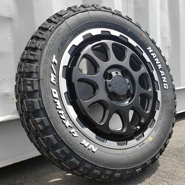 軽トラ 軽バン 14インチ 165/65R14 新品 タイヤ ホイール 4本 セット ナンカンタイヤ FT-9 ホワイトレター リフトアップ マッドタイヤ_画像4