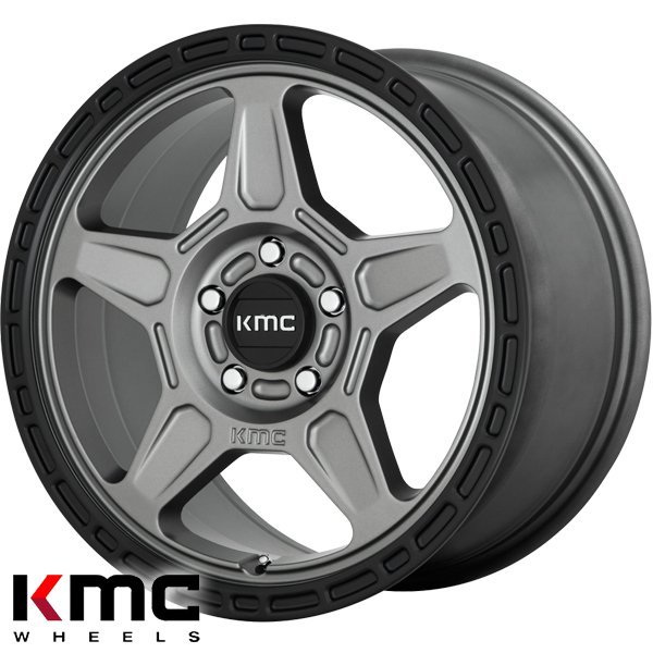 デリカD5 エクストレイル KMC KM721 ALPINE 16インチタイヤホイールセット TOYO オープンカントリー RT 215/70R16 225/70R16 235/70R16_画像2