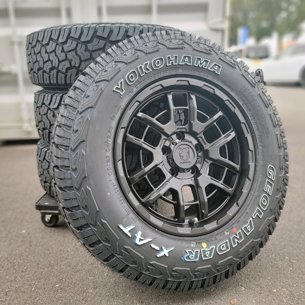 人気セット デリカD5 RAV4 CX5 16インチ タイヤホイールセット 235/70R16 ヨコハマタイヤ ジオランダー x-at 新品 純正車高装着可能_画像1