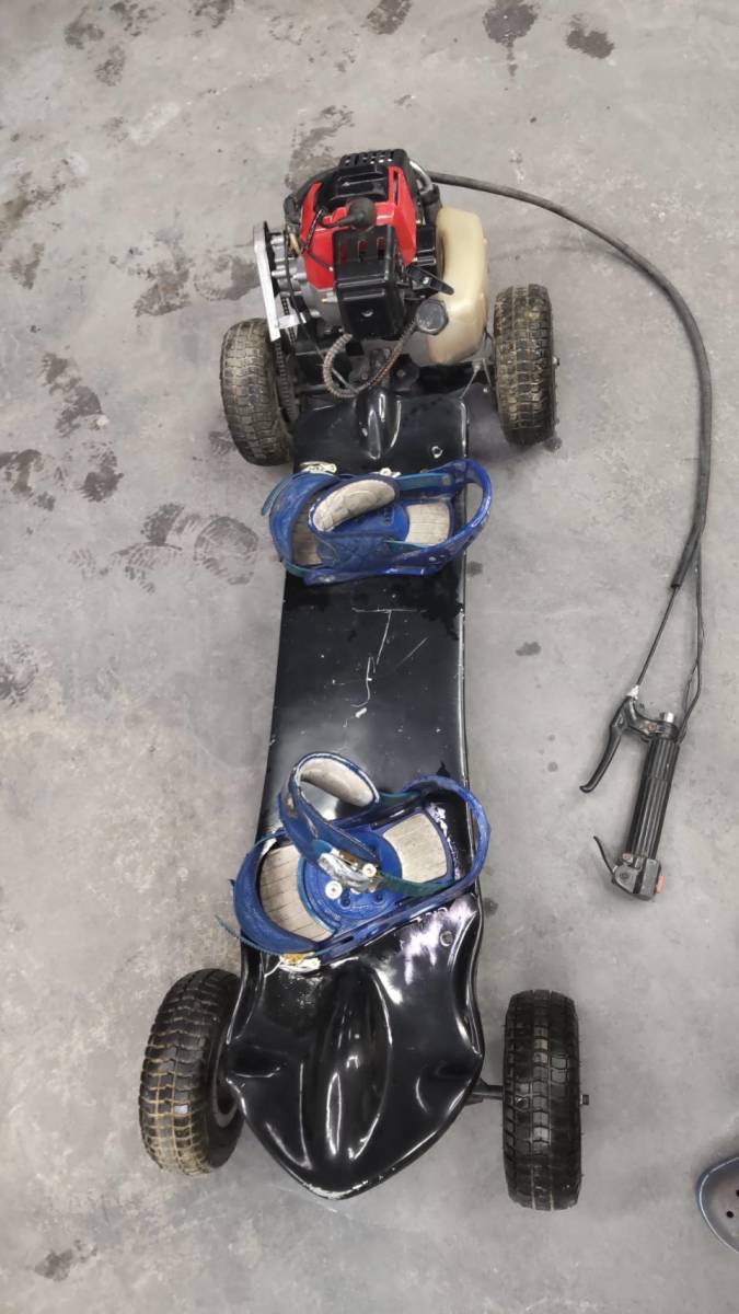  engine attaching skateboard skateboard mountain board engine 49cc