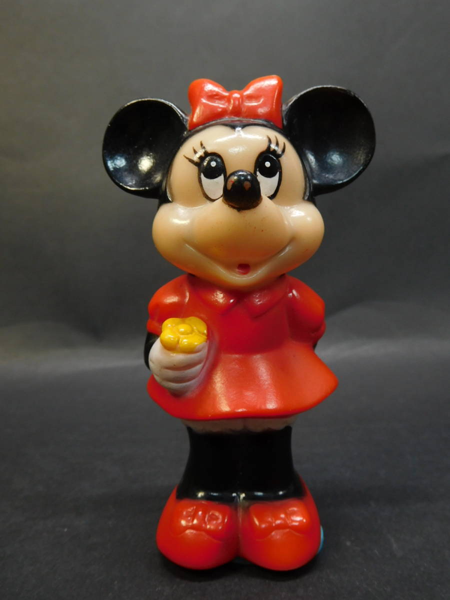  Minnie Mouse pencil sharpener attaching figure total height approximately 9.5cm corporation takeuchi made in Japan secondhand goods rare out of print at that time mono 