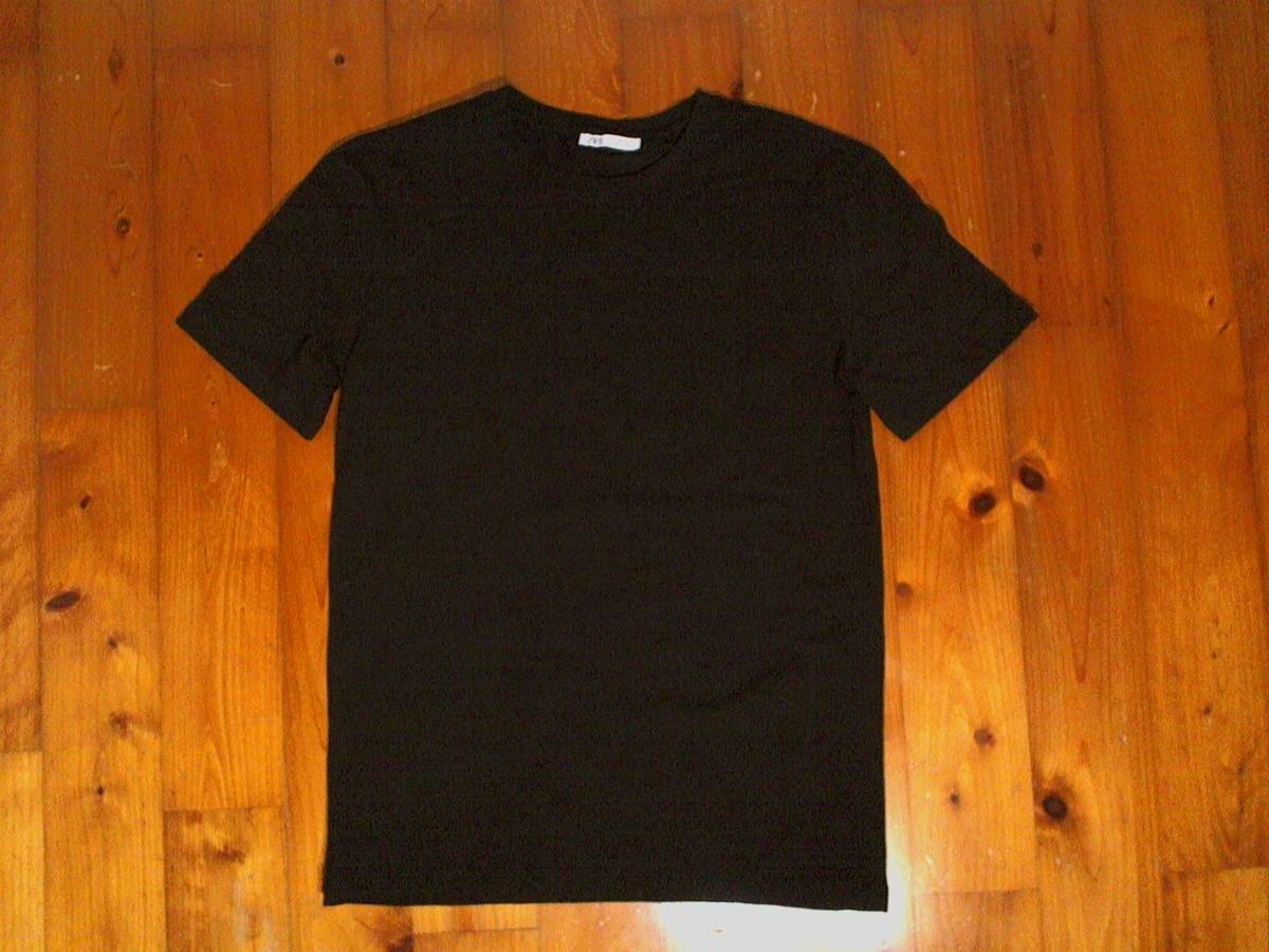 ☆ザラ【ZARA】ストレッチ半袖Tシャツ EUR/M USA/M MEX/40 黒　ブラック_画像1