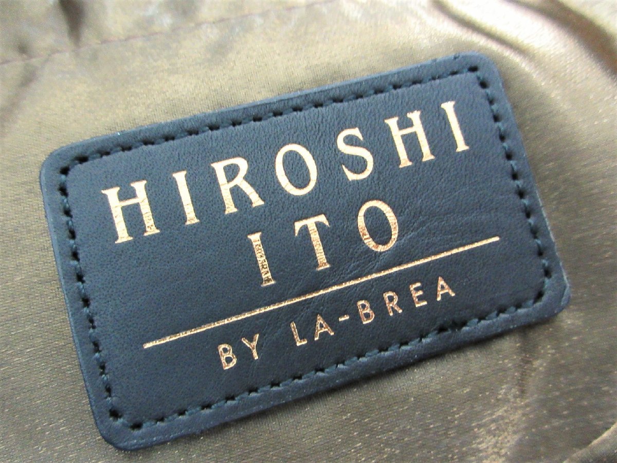 HIROSHI ITO BY LA-BLEA/ヒロシイトウ ラブレア：オールド ハンドバッグ ナイロン系 ボストン デザインバッグ レトロ ヴィンテージ 中古_画像7