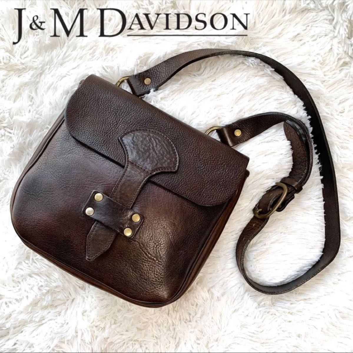 うのにもお得な 牛革100%【超レア】J&MDAVIDSON ヌメ ユニセックス