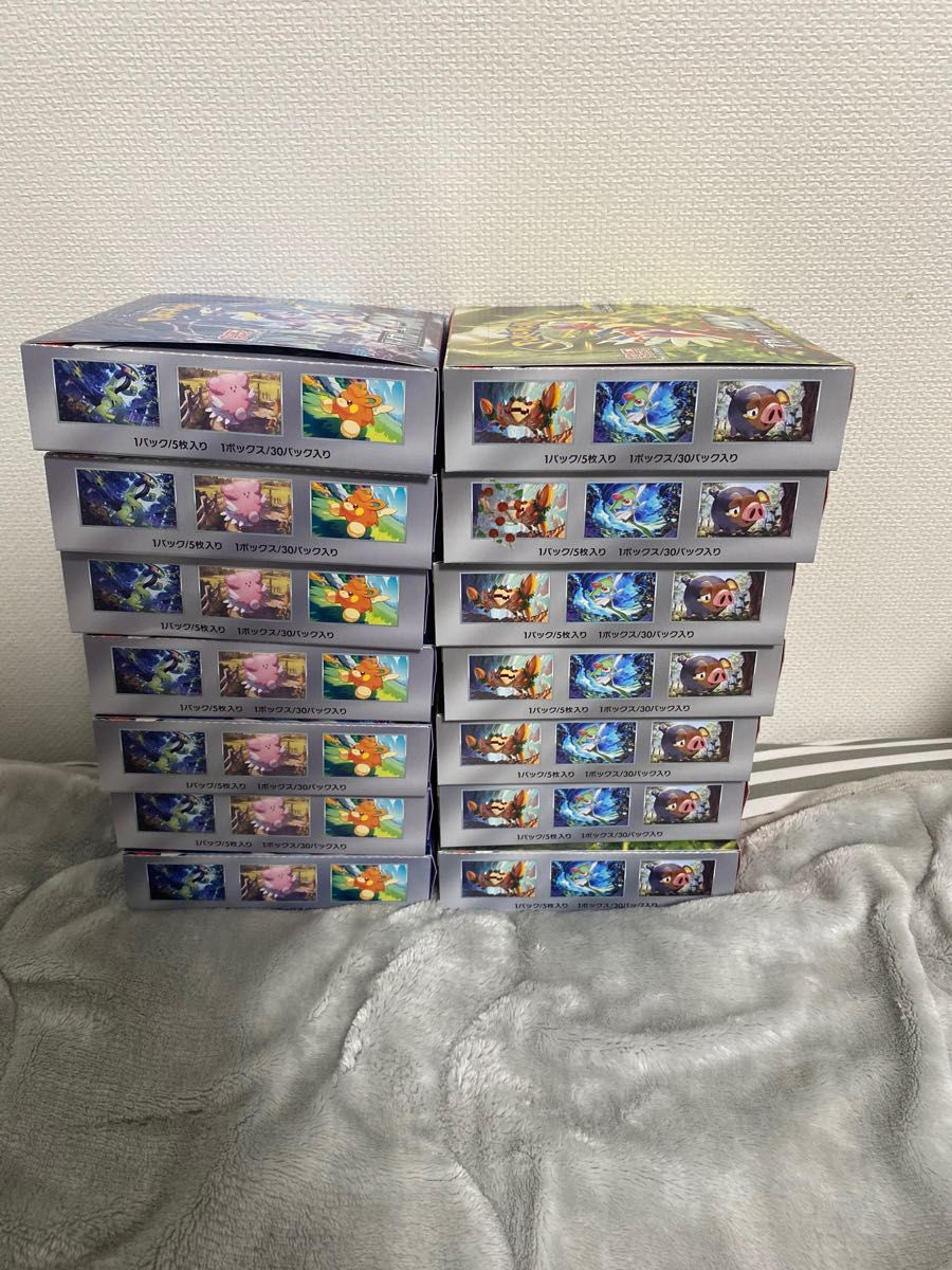 ポケモンカード スカーレットex バイオレットex シュリンク無し 各7BOX