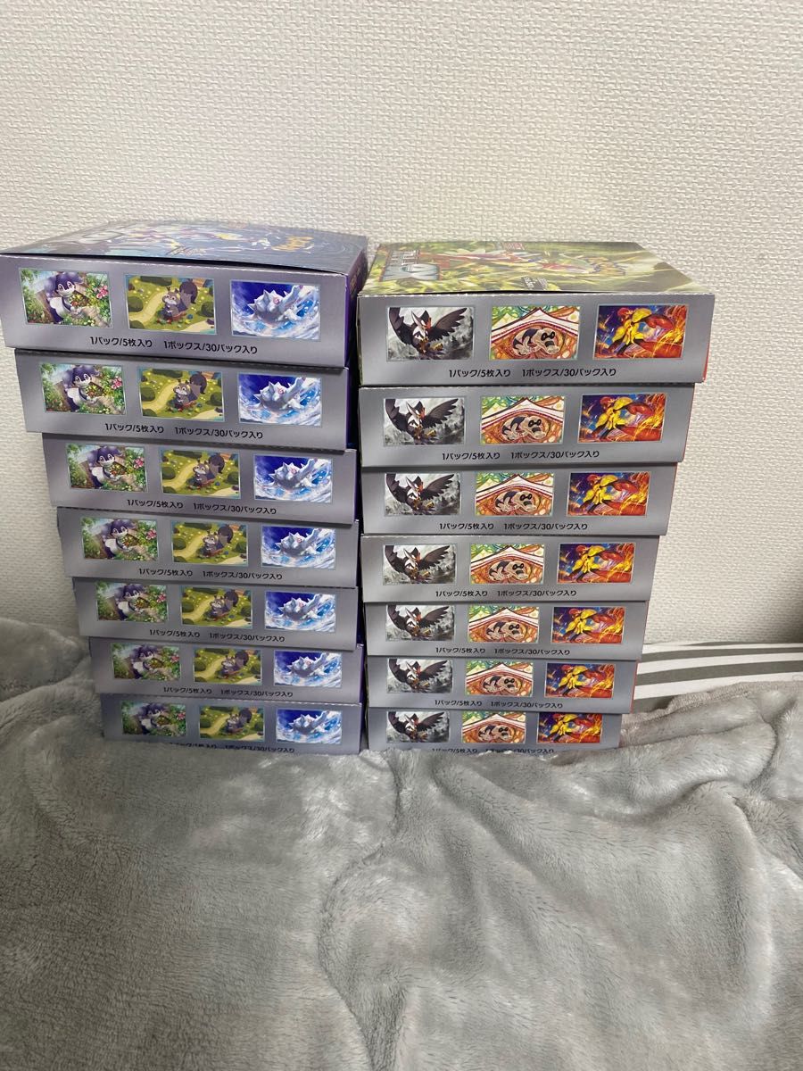 ポケモンカード スカーレットex バイオレットex シュリンク無し 各7BOX