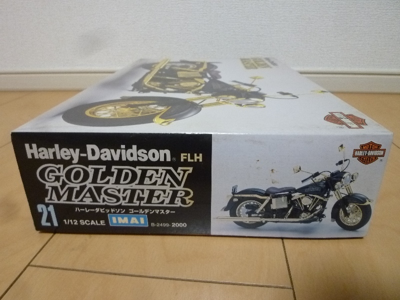  rare! out of print!? not yet assembly! Imai IMAI 1/12 Harley Davidson FLH Golden master GOLDEN MASTER plating specification!