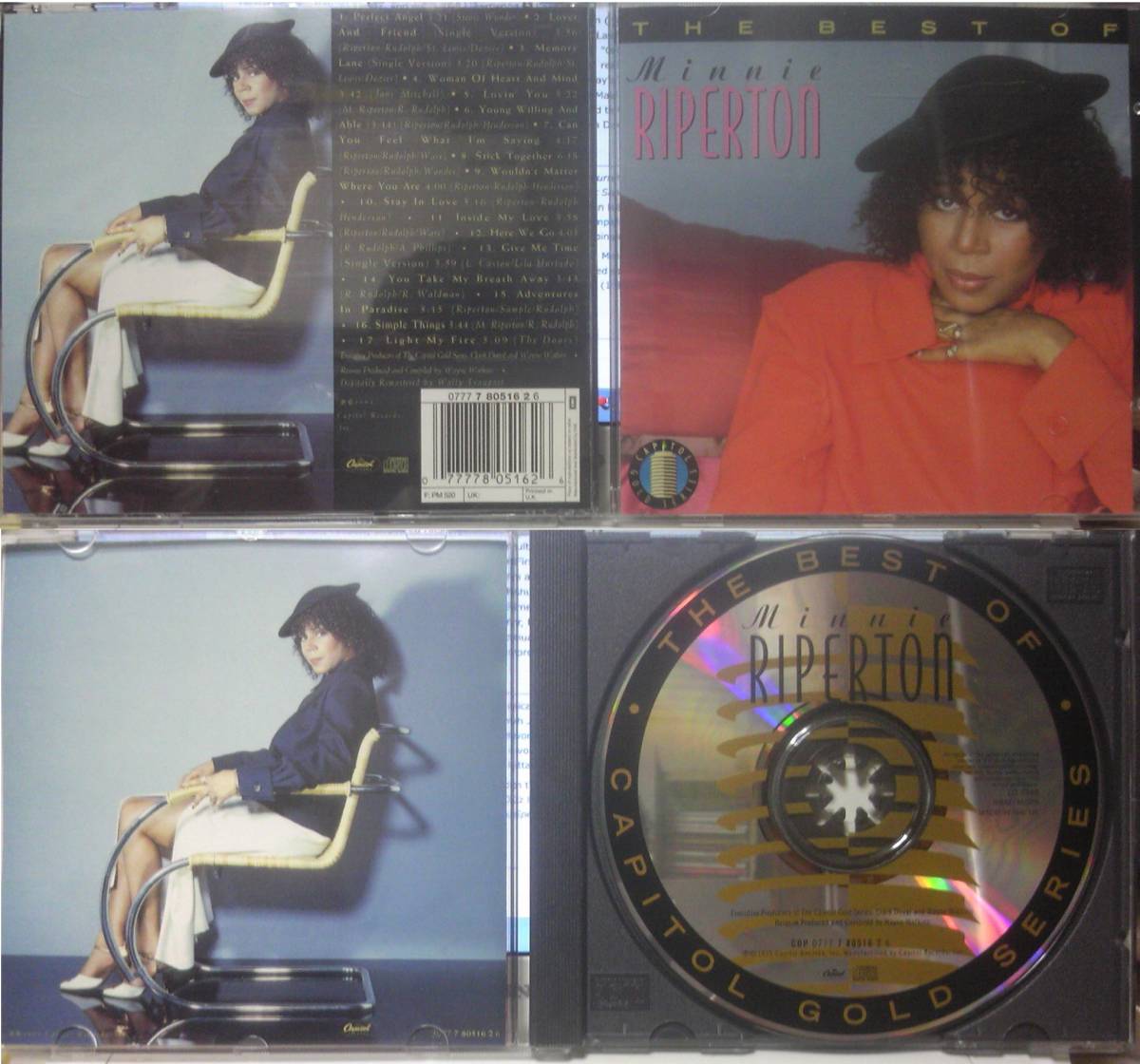 THE BEST OF MINNIE RIPERTON CAPITOL GOLD SERIES＆ Perfect Kiss Minnie Riperton Best Collection ＆ THE BEST OF MINNIE RIPERTON_画像1