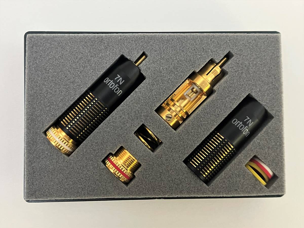 ortofon RCAプラグ「7N・RCA1(2個1組)」2箱　7N　99.99999％　純銅　24金メッキ　オルトフォン　ハイエンド　同和鉱業 日本製 ピンプラグ　_画像5