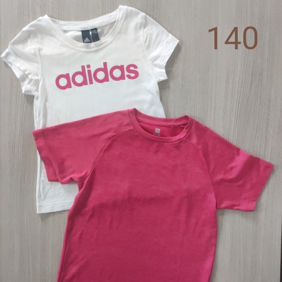 adidas UNIQLO キッズ 半袖 トップス Tシャツ セット 140