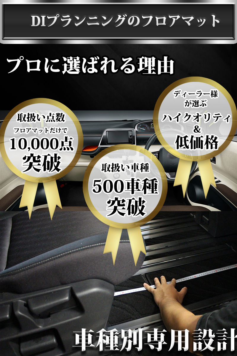 クラウン 200系 GRS200 GRS201 GRS203 GRS204 フロアマット ＆ トランクマット 織柄Ｓ 自動車パーツ フロアカーペット_画像5