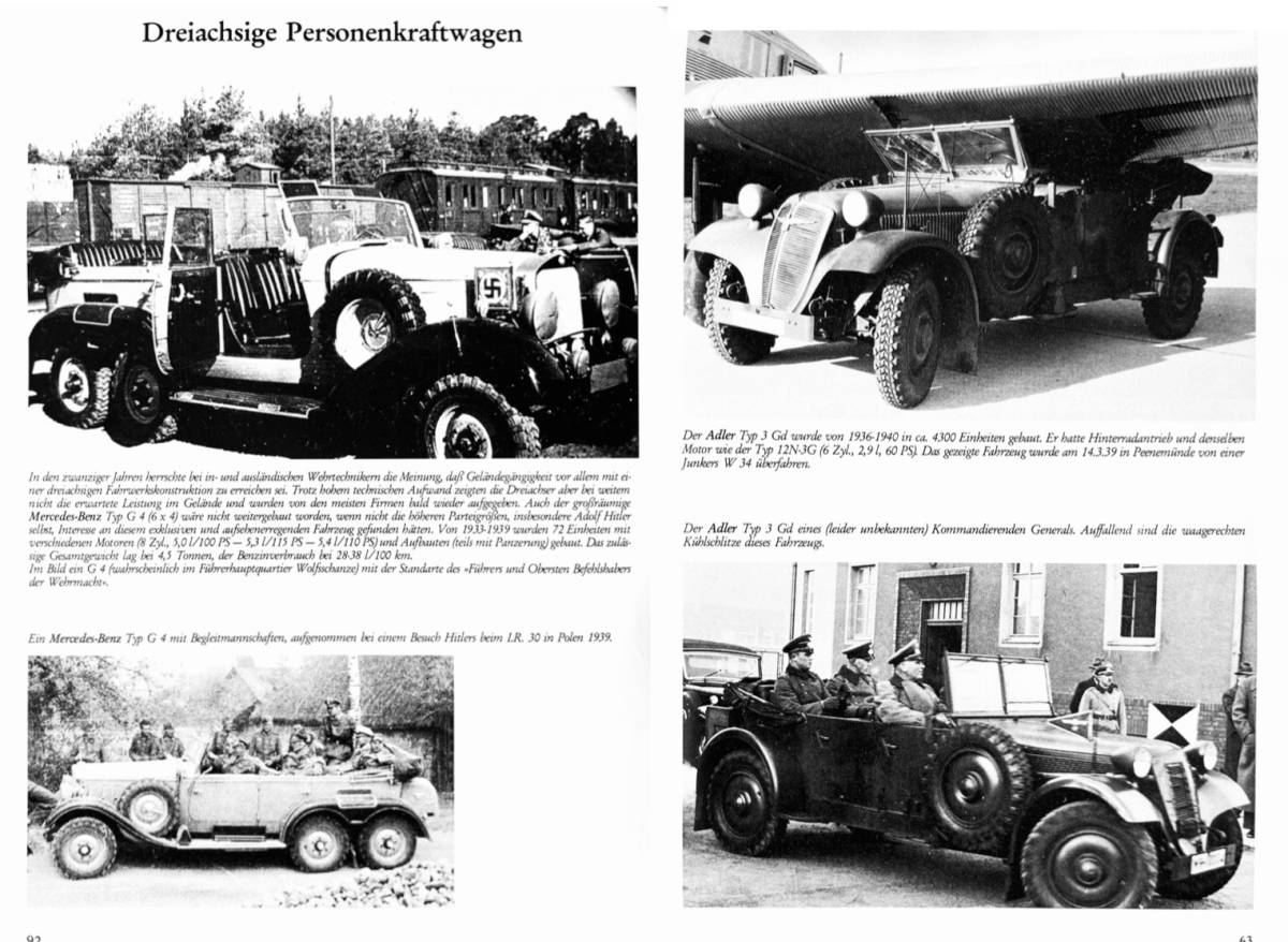 ■ 洋書 絶版 Personenkraftwagen der Wehrmacht. Kbelwagen, Einheits-PKW, ドイツ軍 統制軍用車/徴用乗用車 写真集_画像5