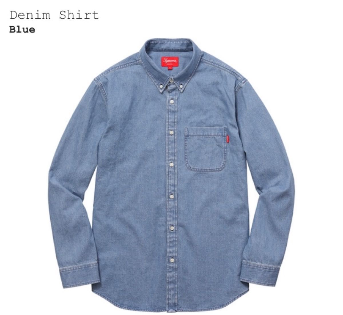Supreme Denim Shirt 17SS シュプリーム デニムシャツ Blue L 窪塚着 窪塚洋介着用
