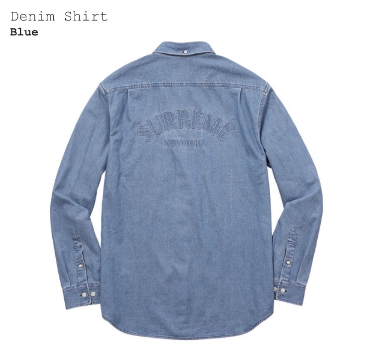 Supreme Denim Shirt 17SS シュプリーム デニムシャツ Blue L 窪 Supreme Denim Shirt 17SS シュプリーム デニムシャツ Blue L 窪