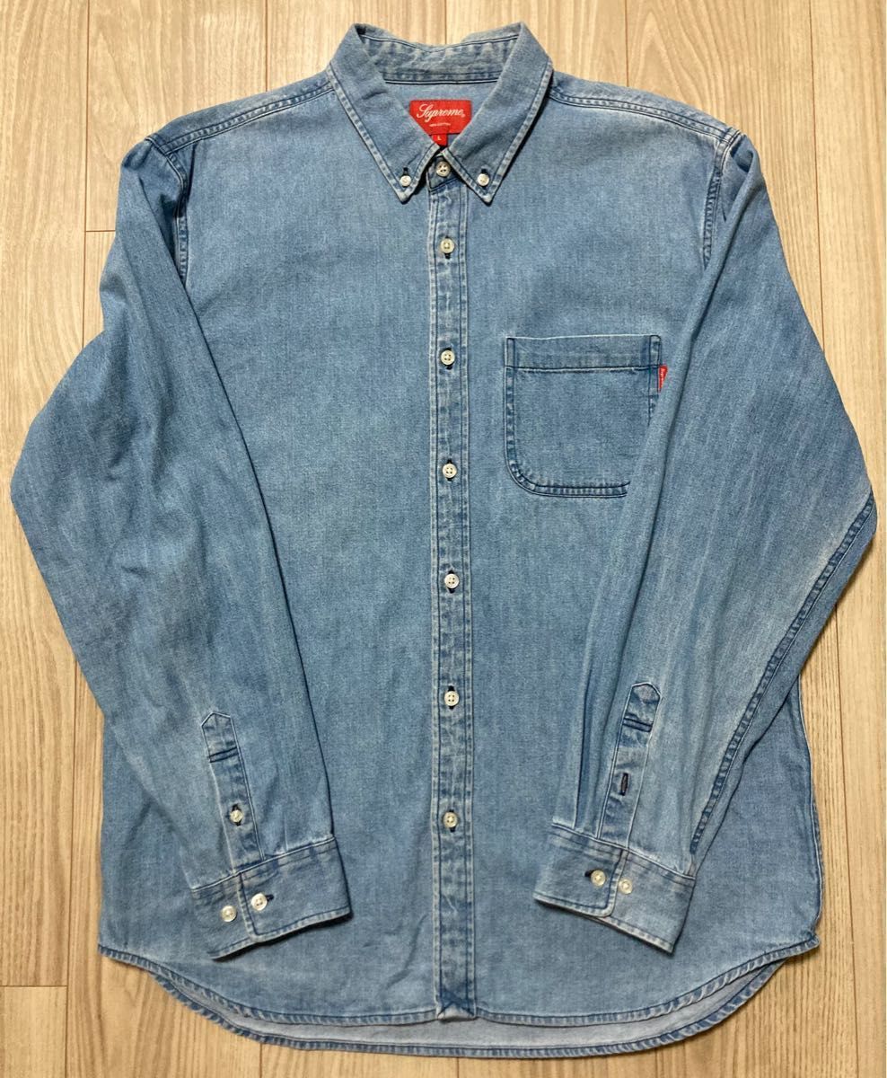 Supreme Denim Shirt 17SS シュプリーム デニムシャツ Blue L 窪 Supreme Denim Shirt 17SS シュプリーム デニムシャツ Blue L 窪