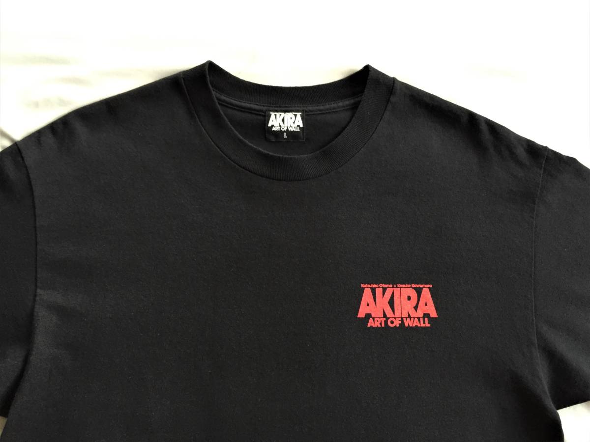 AKIRA ART OF WALL アキラ アートオブウォール　イベント記念 Tシャツ サイズL　　河村康輔 大友克洋 _画像2