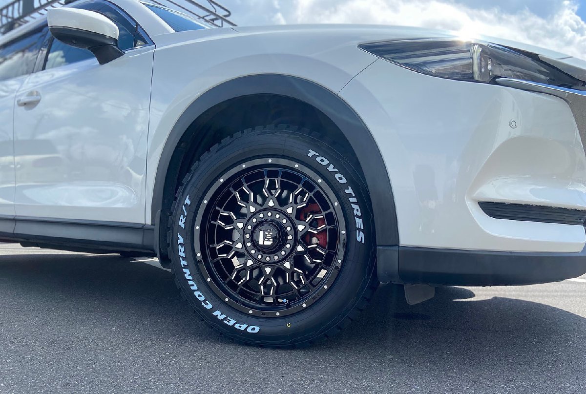 18インチ タイヤホールセット CX8 デリカ RAV4 エクストレイル アウトランダー PreDator プレデター TOYO オープンカントリー RT 225/60R18_画像3