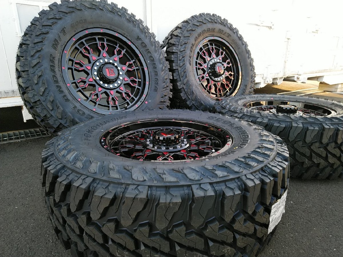 YOKOHAMA ジオランダー MT 265/70R17 285/70R17 LEXXEL PreDator プレデター Jeep ジープ ラングラー JK JL 人気 タイヤホイールセット_画像3