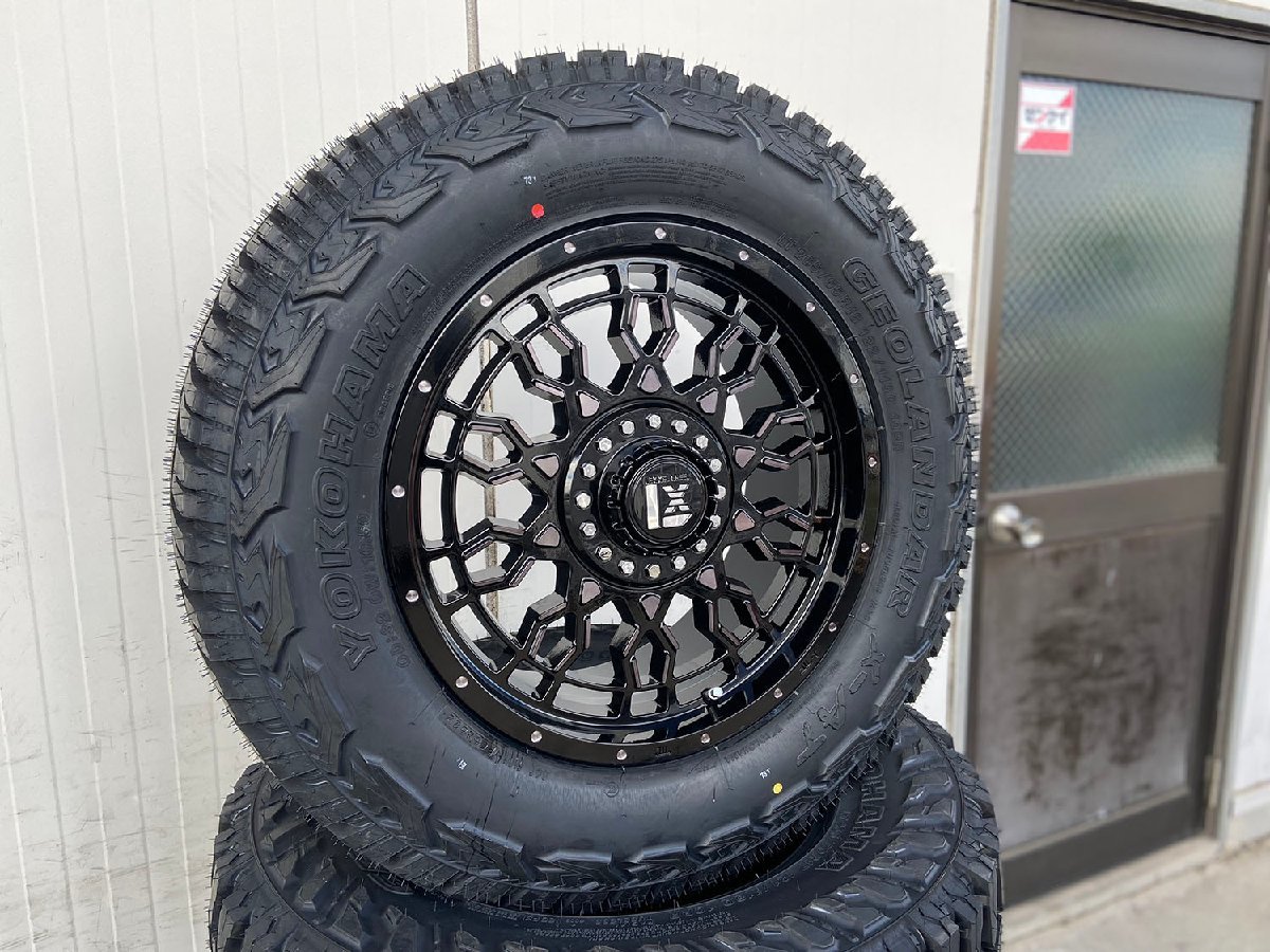 Jeep ジープ JK JL ラングラー ヨコハマ ジオランダーX-AT 285/65R18 18インチ タイヤホイールセット 4本セット_画像3