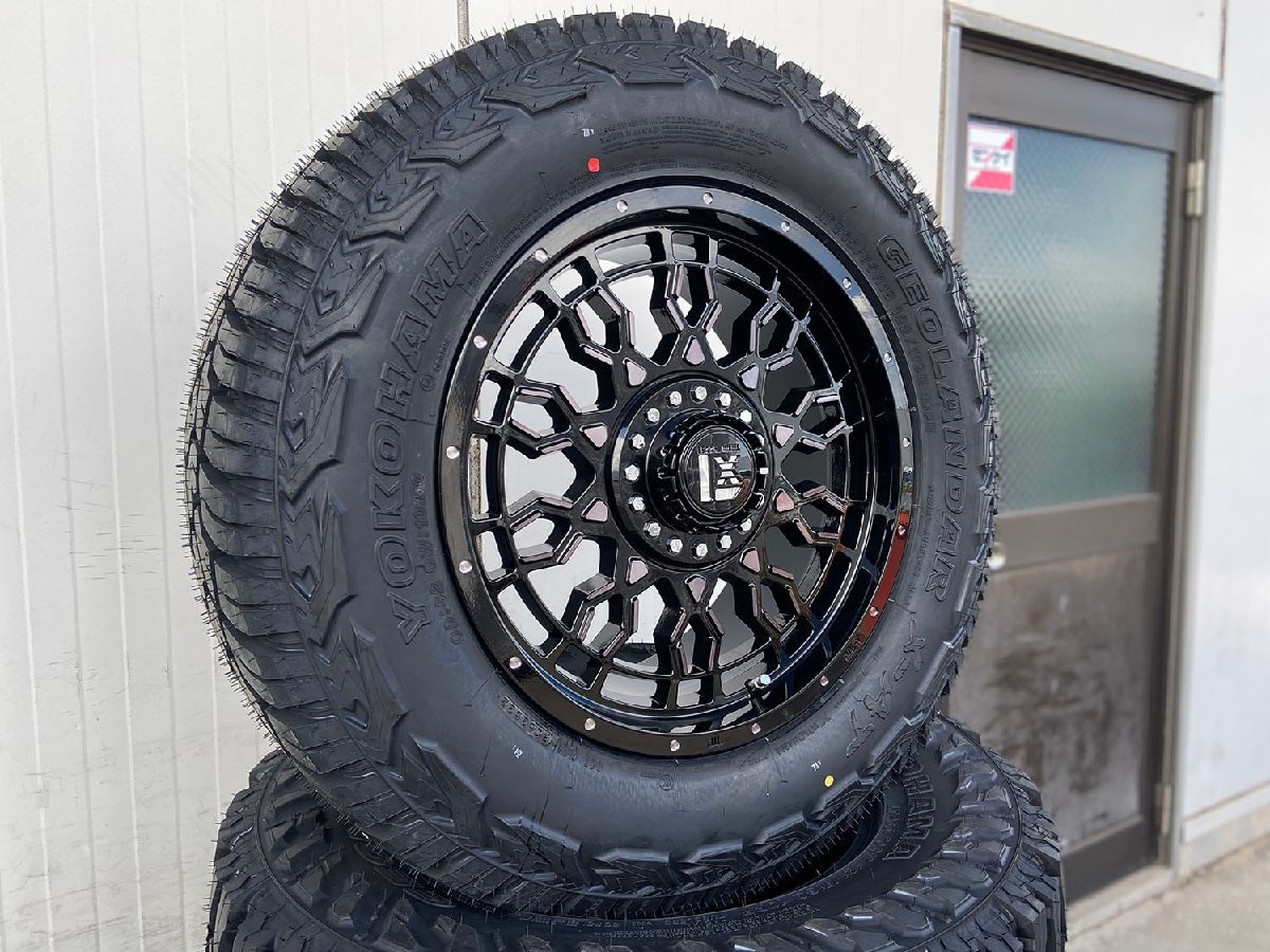 Jeep ジープ JK JL ラングラー ヨコハマ ジオランダーX-AT 285/65R18 18インチ タイヤホイールセット 4本セット_画像4