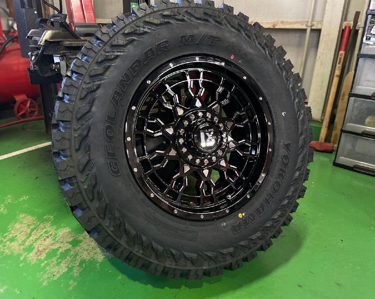 ヨコハマ ジオランダー MT 315/70R18 35x12.50R18 Jeep ジープ JK JL ラングラー タイヤホイールセット 18インチ 4本セット_画像1