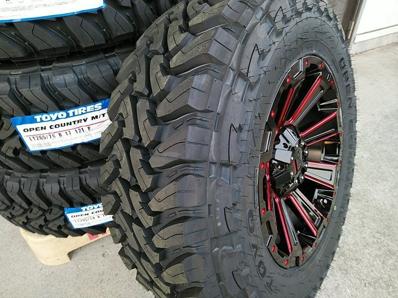 サーフ プラド ハイラックス H3 FJ 17インチ DeathRock トーヨー オープンカントリーMT 265/65R17 265/70R17_画像5