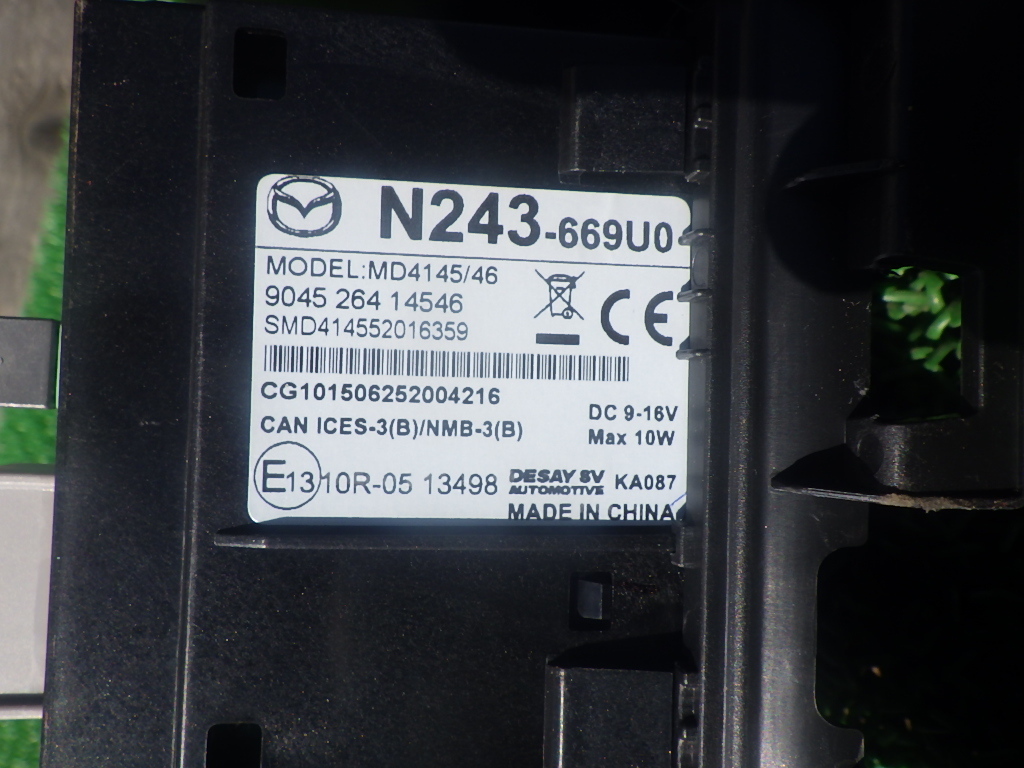 ロードスター ND ND5RC シートヒータースイッチ パネル USB AUX ユニット N247 -55260 N243-669U0 ジャンク_画像4
