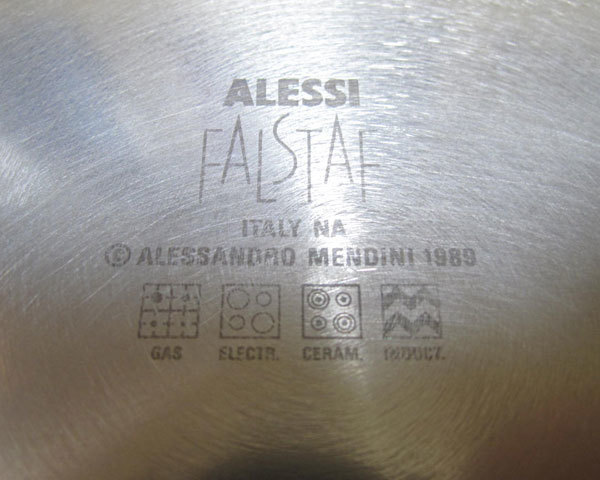 ◆ALESSI[Alessandro Mendini]アレッサンドロ・メンディーニ作フライパン中古品_画像7