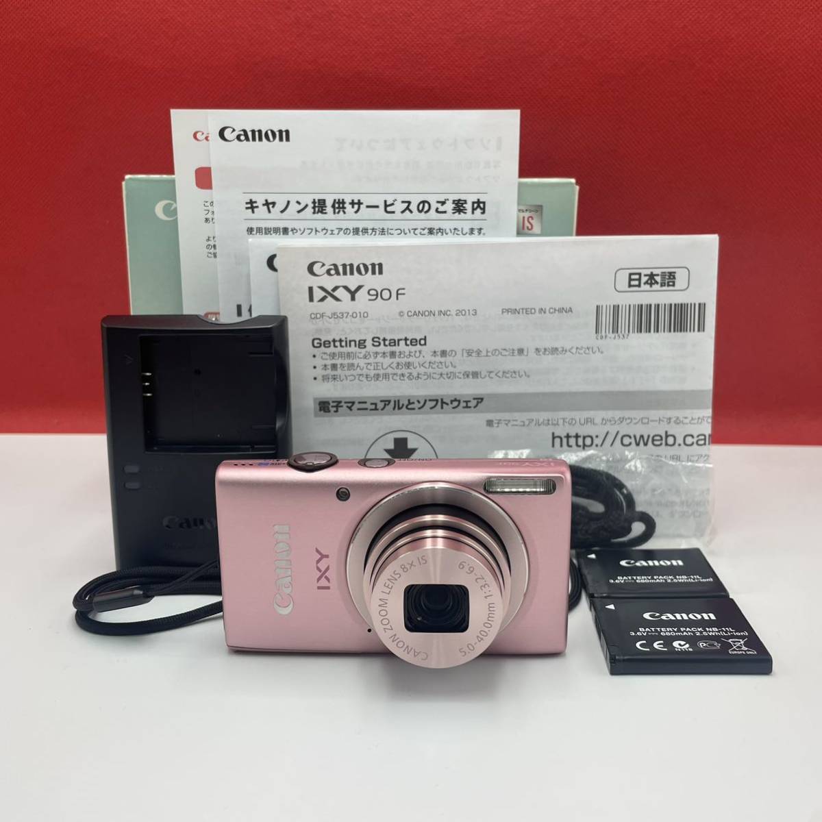 ヤフオク! - ☆A Canon IXY 90 F ピンク コンパクトデジ...