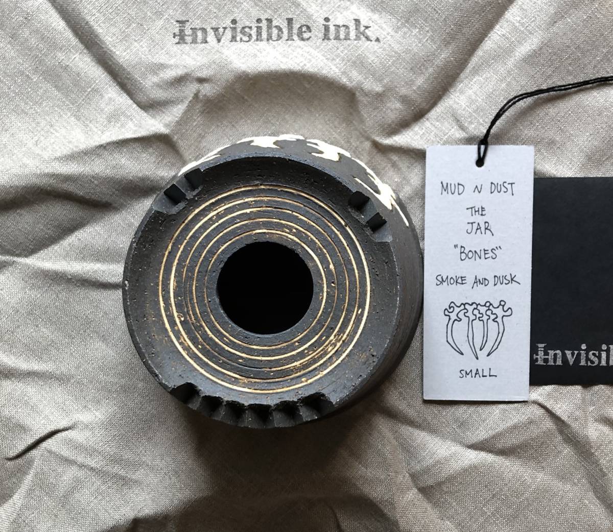 Invisible Ink MUD N DUST THE JAR BONES SMALL Valiem Botanize
