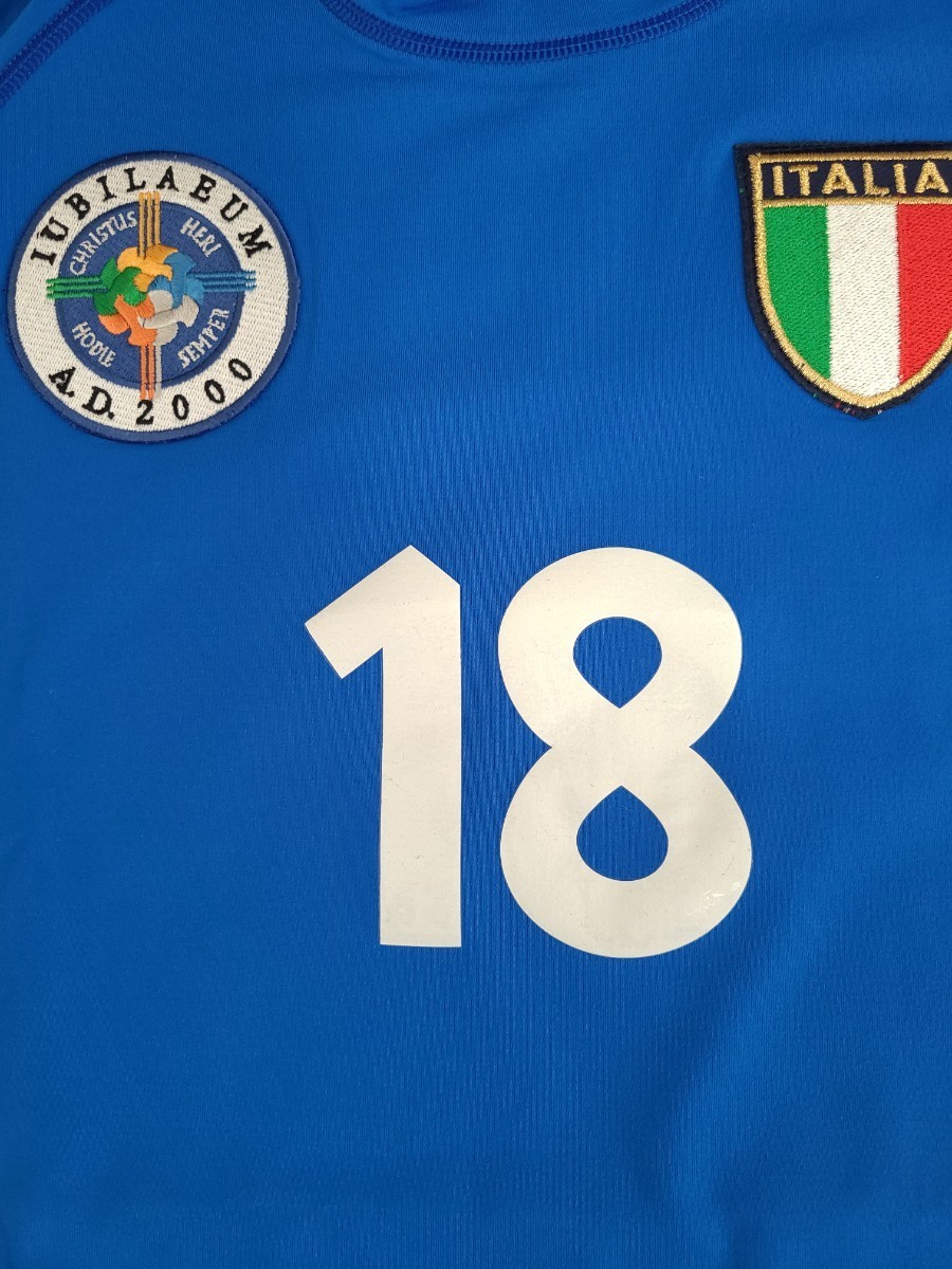 いています】 00 イタリア代表(H) 半袖 バッジョ #18 ジュビレオ 選手