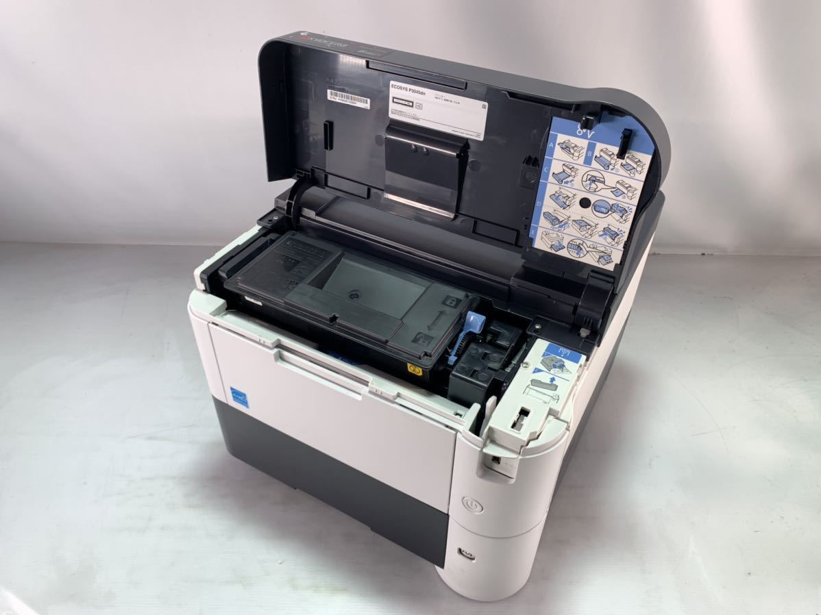 * рабочее состояние подтверждено печать листов число 24724 листов Kyocera A4 соответствует монохромный лазерный принтер -Ecosys P3045dn KYOCERA б/у товар дополнение тонер имеется управление H532