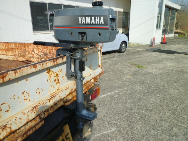 船外機 2馬力 ヤマハ 6A1 2B エンジン整備、点検済み、作動良好品