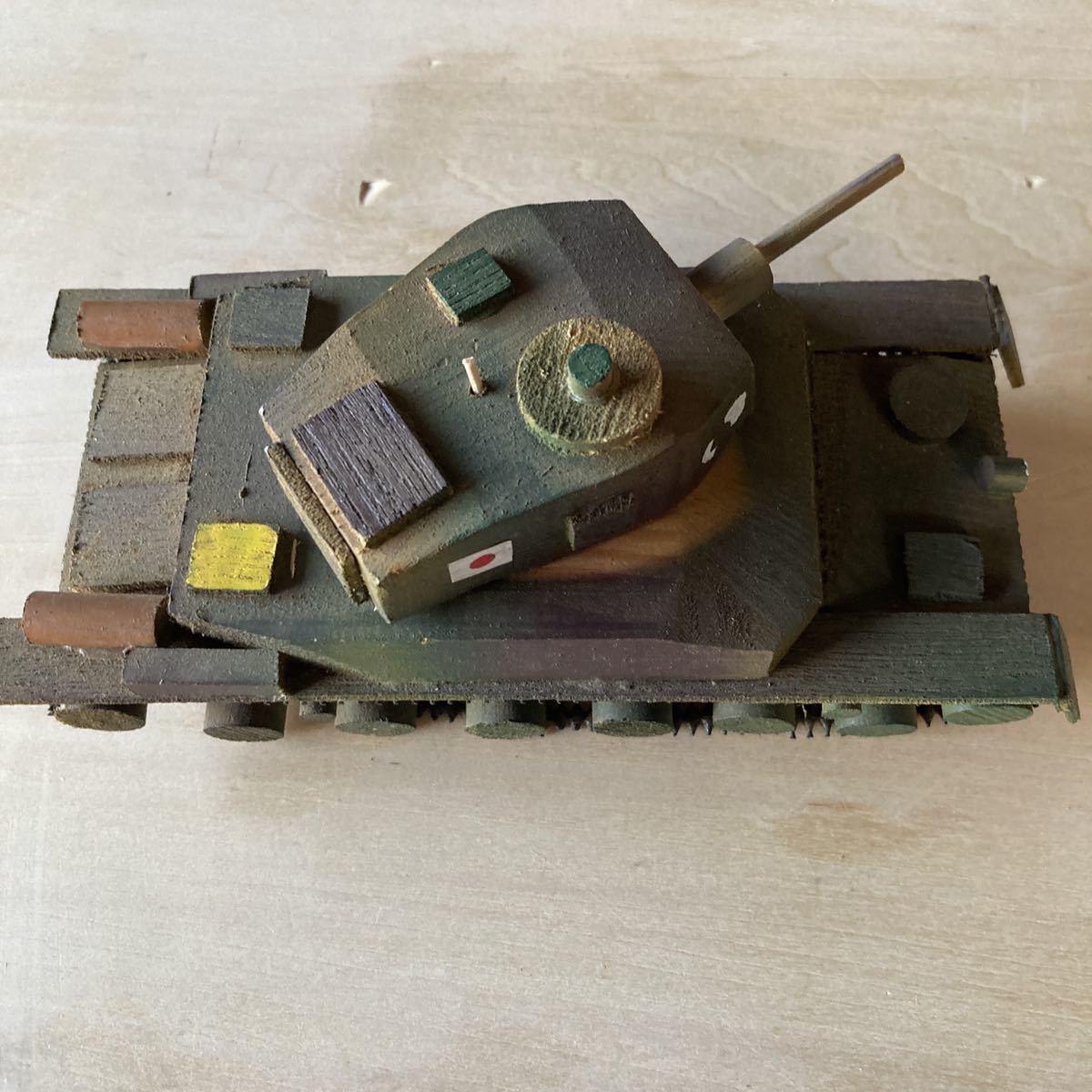 一号戦車　旧日本軍大戦　模型　ハンドメイド　ビンテージ　アンティーク　レア 完成品