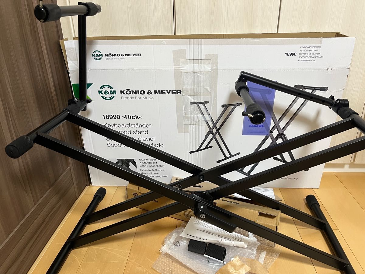 K&M ケーアンドエム 18990 キーボードスタンド X型 & 18941 K&M ケーアンドエム 18990 キーボードスタンド X型 & 18941