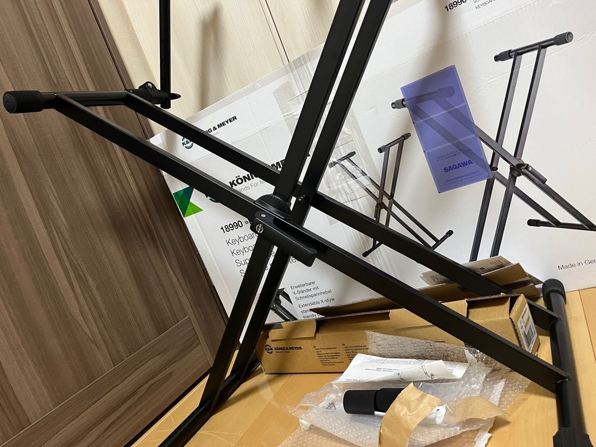 K&M ケーアンドエム 18990 キーボードスタンド X型 & 18941 K&M ケーアンドエム 18990 キーボードスタンド X型 & 18941