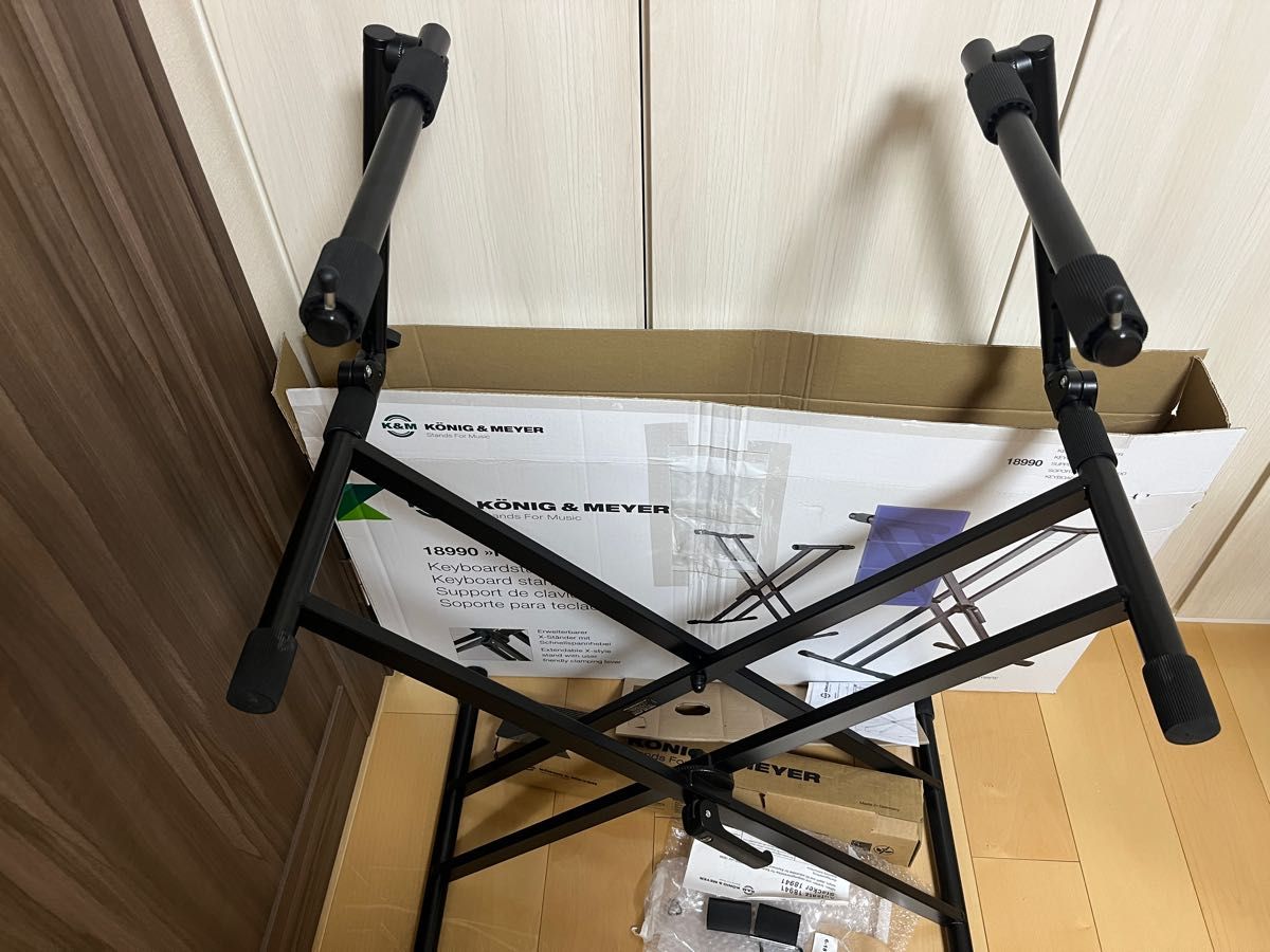 K&M ケーアンドエム 18990 キーボードスタンド X型 & 18941 K&M ケーアンドエム 18990 キーボードスタンド X型 & 18941