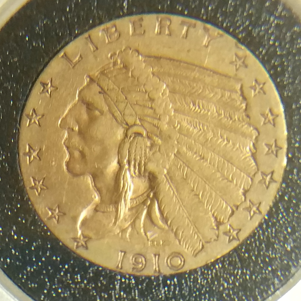 インディアン アメリカ 金貨 2.5ドル イーグル 1910年 ゴールド