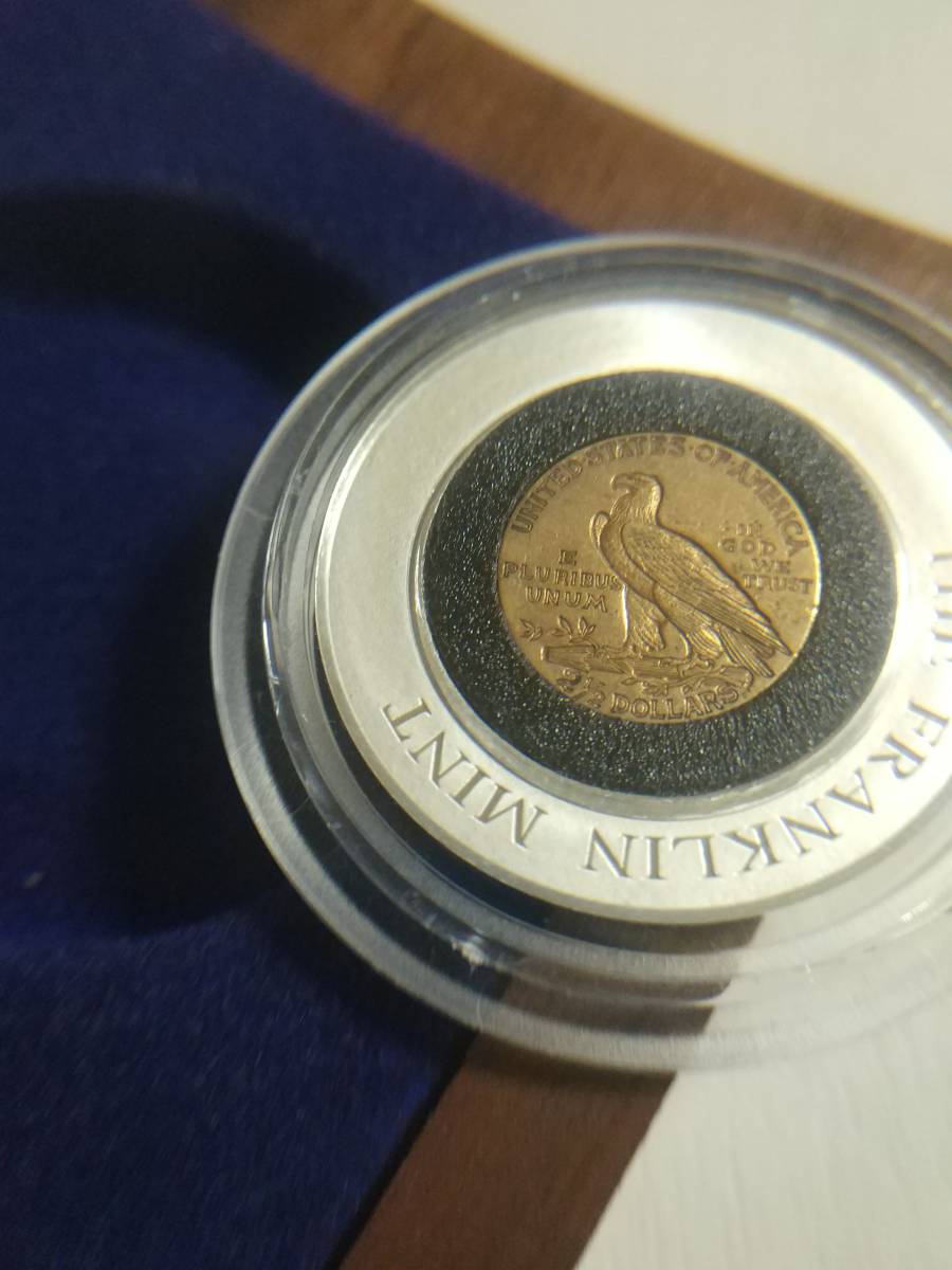 インディアン アメリカ 金貨 2.5ドル イーグル 1910年 ゴールド