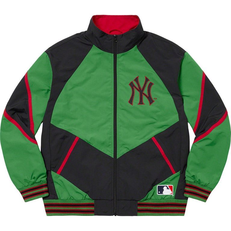 【国内正規新品S】21AW Supreme/シュプリーム【21AW】new york yankees track jacket トラックジャケット ヤンキース_画像1