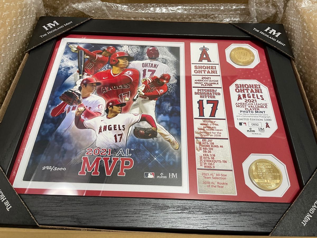 大谷翔平 MVP獲得記念 2コインフォトミント数量限定3000個|PayPayフリマ