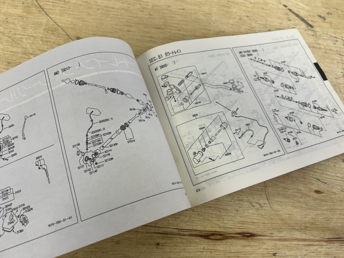 NISSAN Nissan Avenir W10( flat 2)*90- main maintenance parts catalog 1990-12