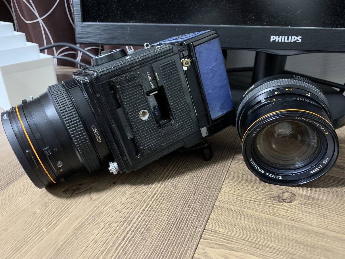 ZENZA BRONICA SQ-A ウエストレベルファインダー ZENZANON-S 80mm 1