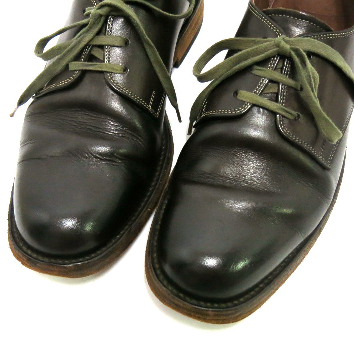 セール【セールMoto モトCALF PLAIN TOE OXFORD SHOES ブラウン ブーツ