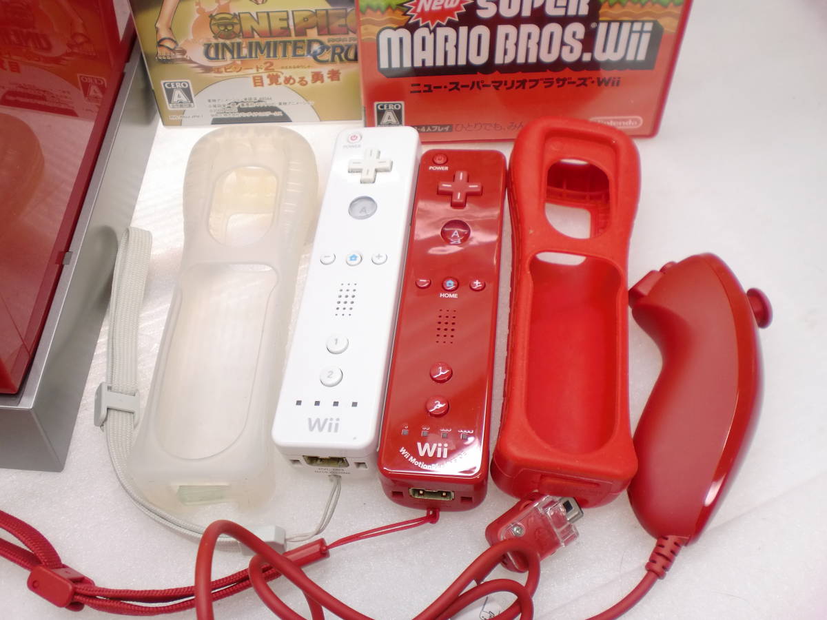 2304172 　Wii本体　マリオブラザーズ　ワンピース　現状品_画像3