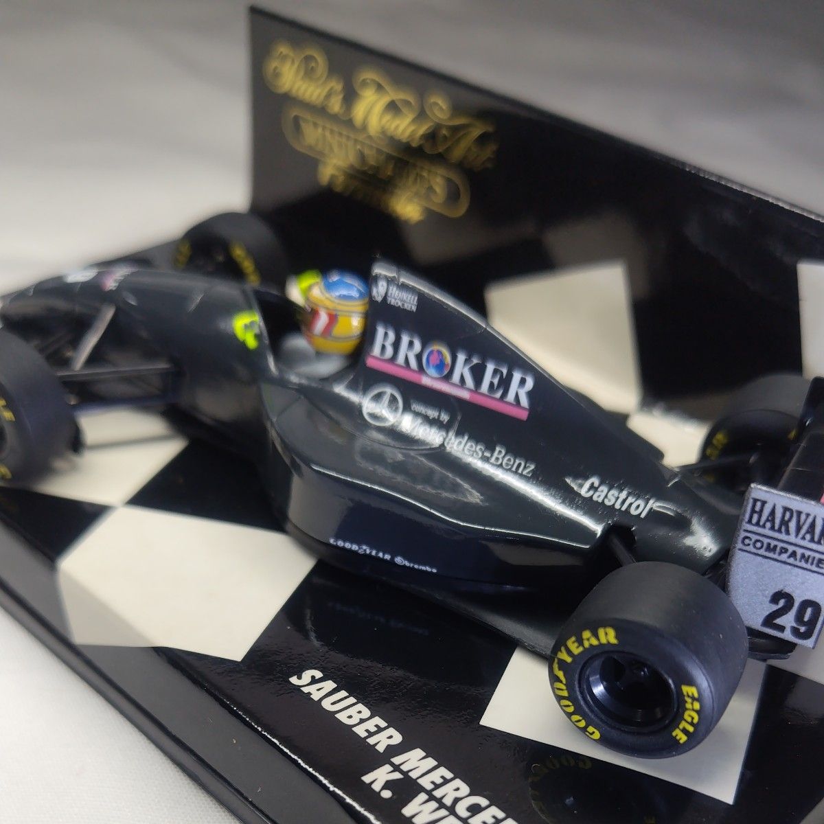 ミニカー 1/43 ミニチャンプス  SAUBER MERCEDES C13  K.WENDLINGER  #29