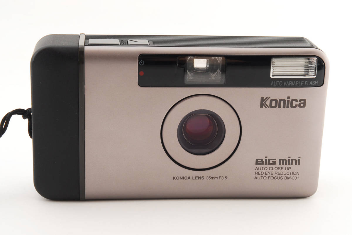 ◆美品◆ Konica BiG mini BM-301 35mm F3.5 コニカ ビッグミニ コンパクトフィルムカメラ 単焦点レンズ #7475_画像2